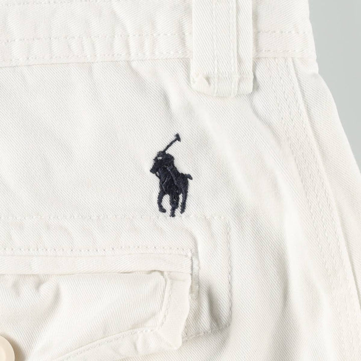 Ralph Lauren POLO by Ralph Lauren cargo shorts, short pants, men's w37 equivalent cotton white type Vintage Second Hand