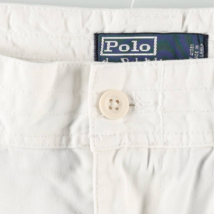 Ralph Lauren POLO by Ralph Lauren cargo shorts, short pants, men's w37 equivalent cotton white type Vintage Second Hand