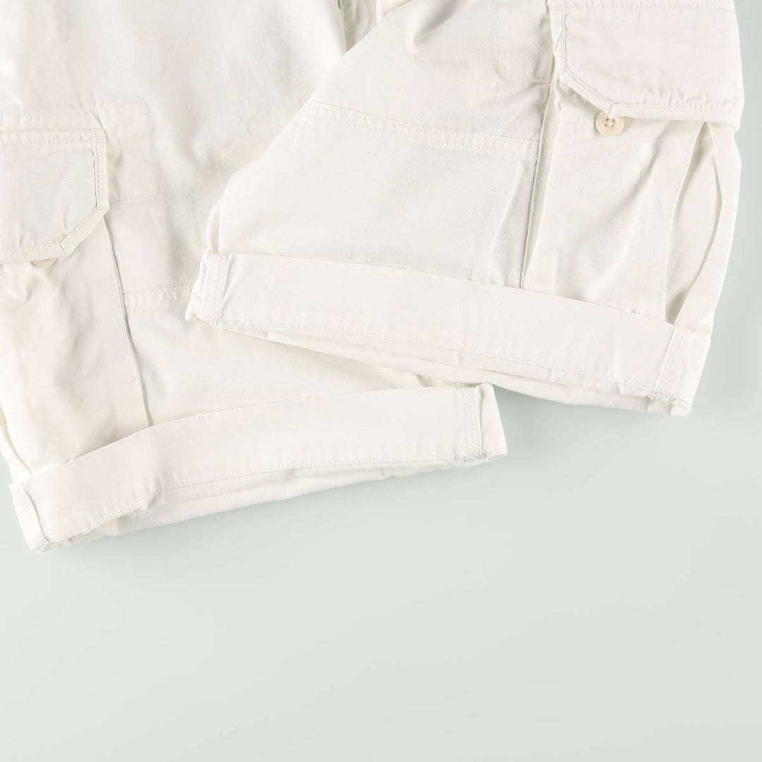 Ralph Lauren POLO by Ralph Lauren cargo shorts, short pants, men's w37 equivalent cotton white type Vintage Second Hand