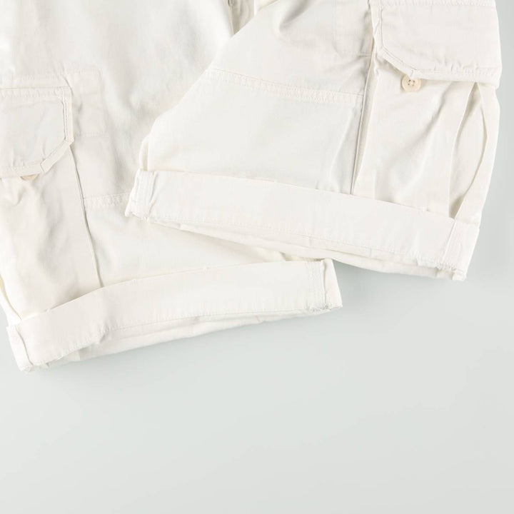 Ralph Lauren POLO by Ralph Lauren cargo shorts, short pants, men's w37 equivalent cotton white type Vintage Second Hand