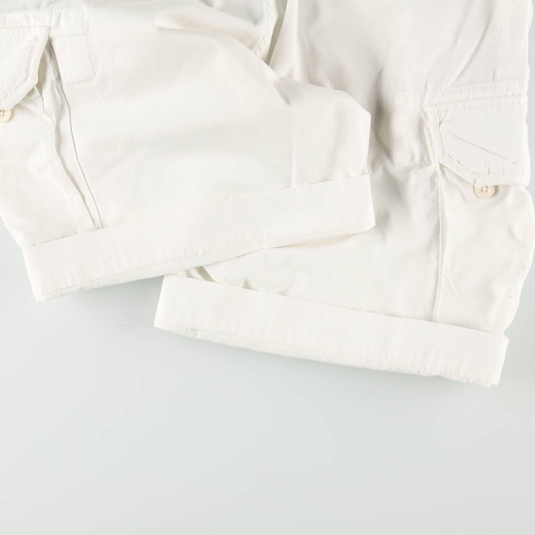 Ralph Lauren POLO by Ralph Lauren cargo shorts, short pants, men's w37 equivalent cotton white type Vintage Second Hand
