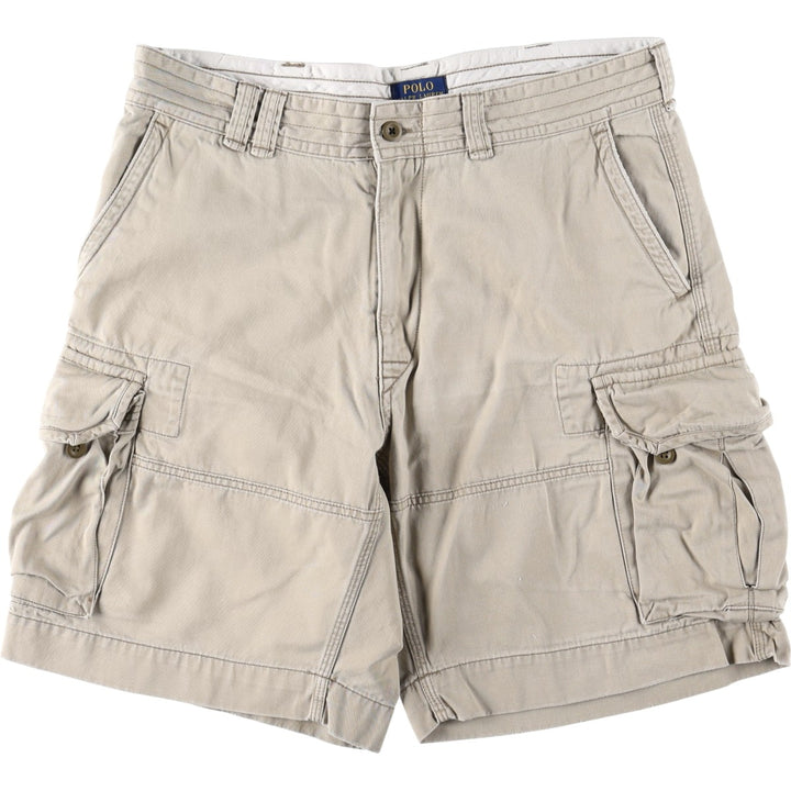Ralph Lauren POLO RALPH LAUREN cargo shorts short pants men's w37 equivalent cotton Beige type Vintage Second Hand