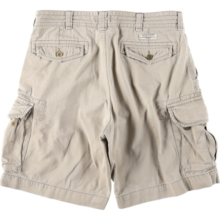 Ralph Lauren POLO RALPH LAUREN cargo shorts short pants men's w37 equivalent cotton Beige type Vintage Second Hand