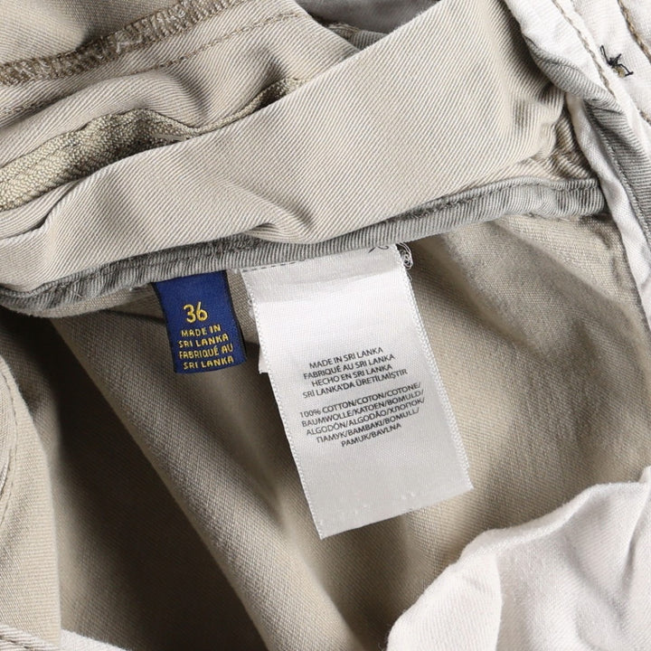 Ralph Lauren POLO RALPH LAUREN cargo shorts short pants men's w37 equivalent cotton Beige type Vintage Second Hand