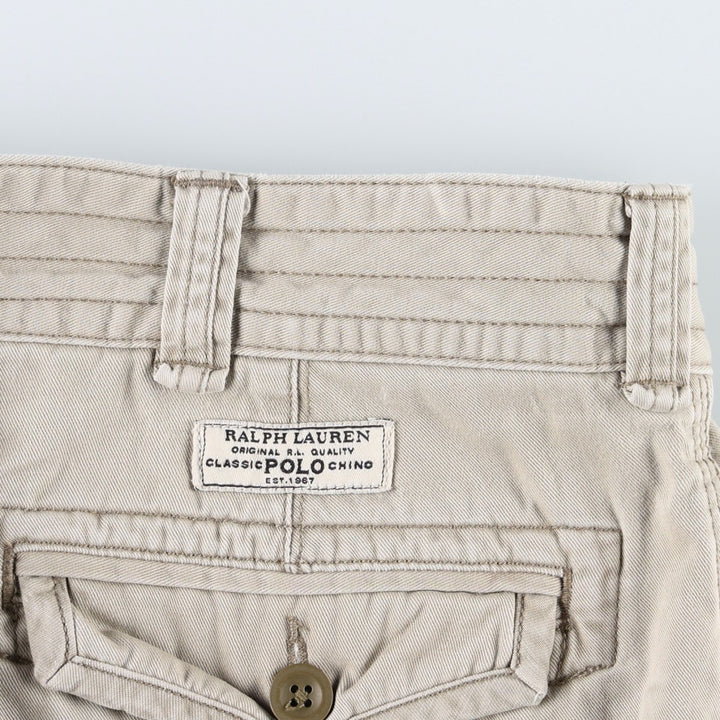 Ralph Lauren POLO RALPH LAUREN cargo shorts short pants men's w37 equivalent cotton Beige type Vintage Second Hand
