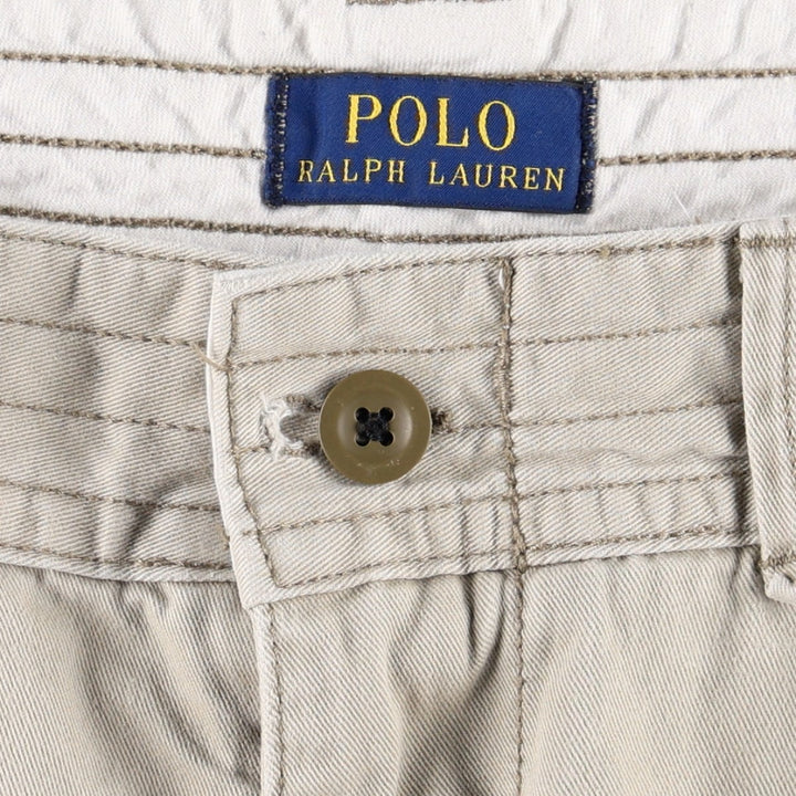 Ralph Lauren POLO RALPH LAUREN cargo shorts short pants men's w37 equivalent cotton Beige type Vintage Second Hand