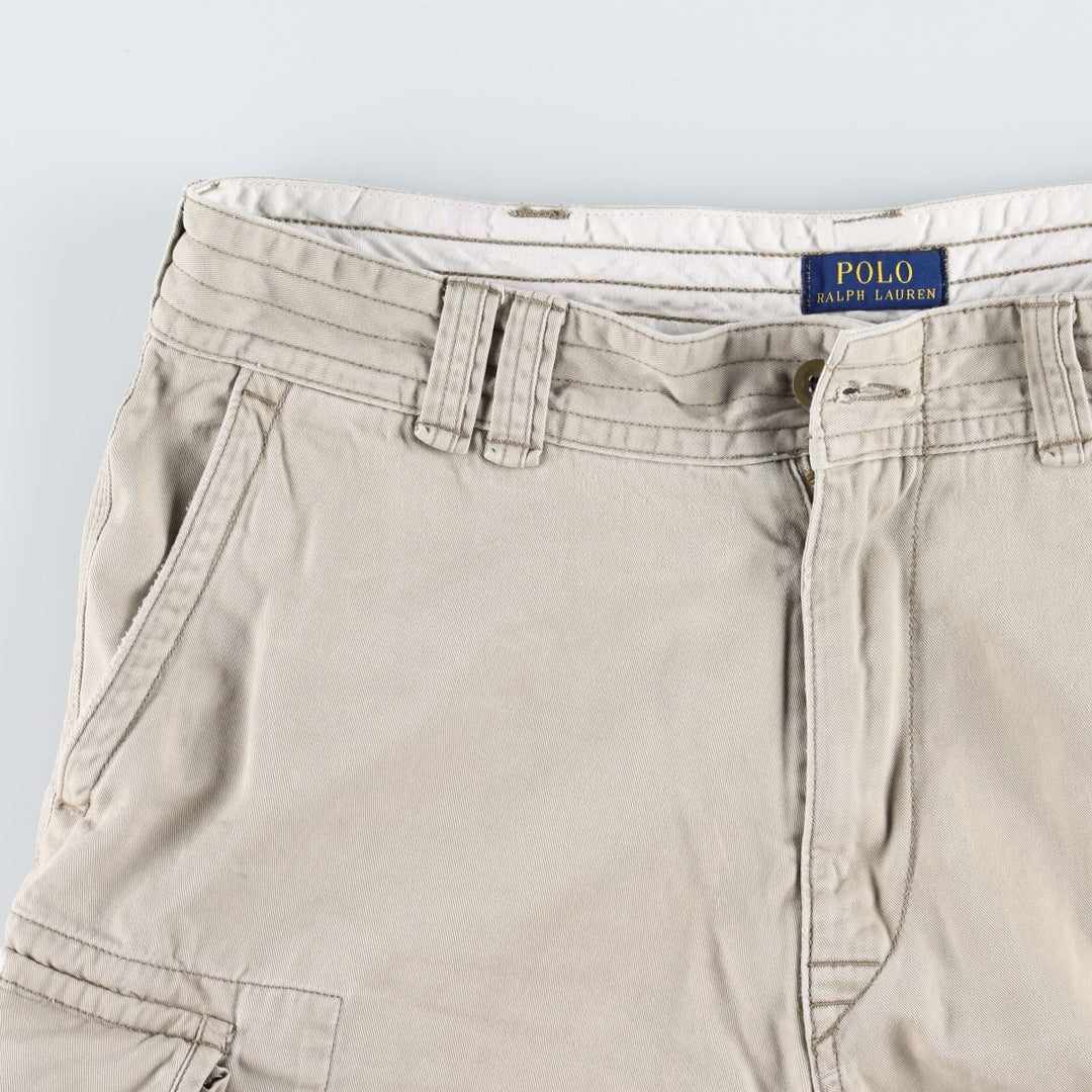 Ralph Lauren POLO RALPH LAUREN cargo shorts short pants men's w37 equivalent cotton Beige type Vintage Second Hand
