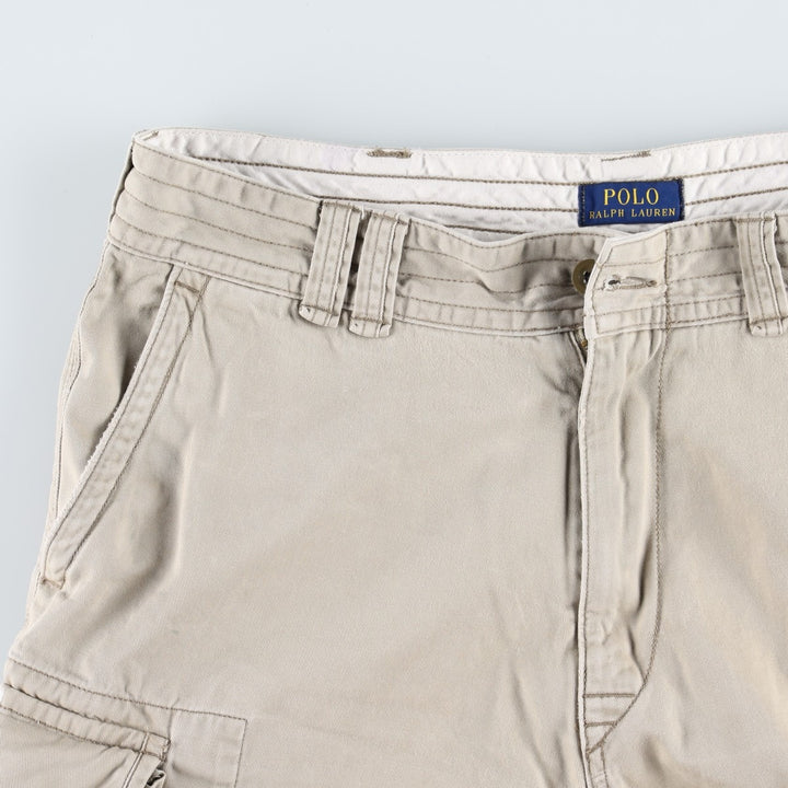Ralph Lauren POLO RALPH LAUREN cargo shorts short pants men's w37 equivalent cotton Beige type Vintage Second Hand