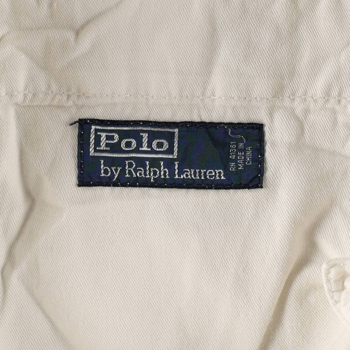 Ralph Lauren POLO by Ralph Lauren cargo shorts, half pants, men's w35 equivalent cotton white type Vintage Second Hand