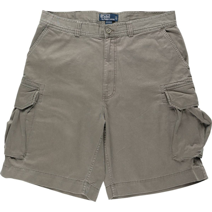 Ralph Lauren POLO by Ralph Lauren cargo shorts, half pants, men's w37 equivalent cotton gray type Vintage Second Hand