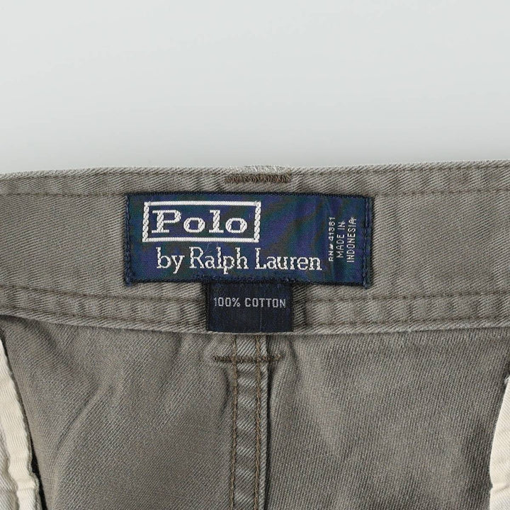 Ralph Lauren POLO by Ralph Lauren cargo shorts, half pants, men's w37 equivalent cotton gray type Vintage Second Hand