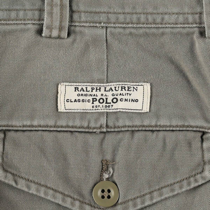Ralph Lauren POLO by Ralph Lauren cargo shorts, half pants, men's w37 equivalent cotton gray type Vintage Second Hand