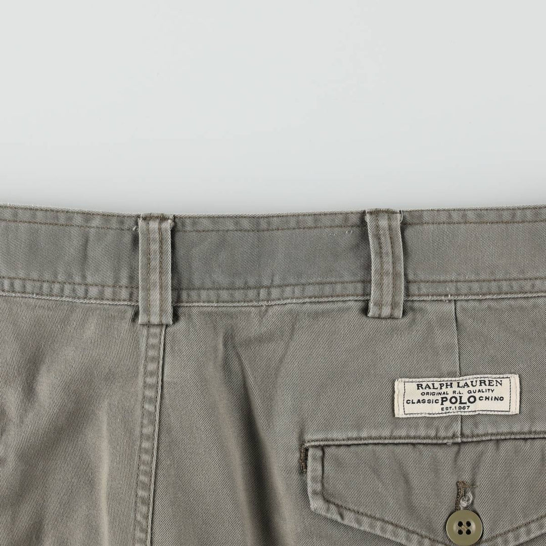 Ralph Lauren POLO by Ralph Lauren cargo shorts, half pants, men's w37 equivalent cotton gray type Vintage Second Hand