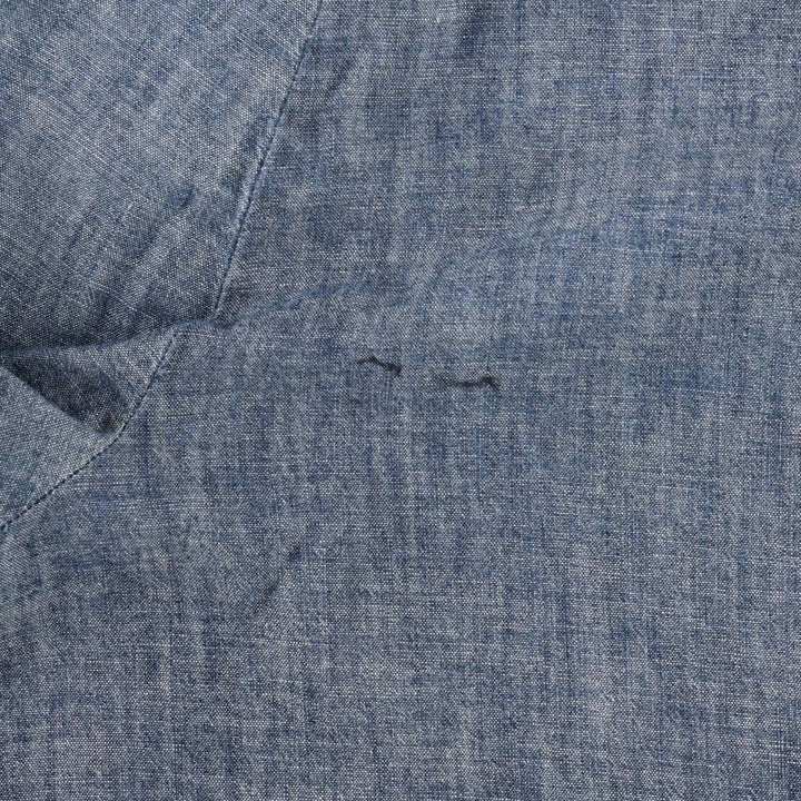 Ralph Lauren POLO by Ralph Lauren PROSPECT SHORT Chambray Cotton Shorts (Men's size W37 equivalent) cotton Navy blue Vintage Second Hand