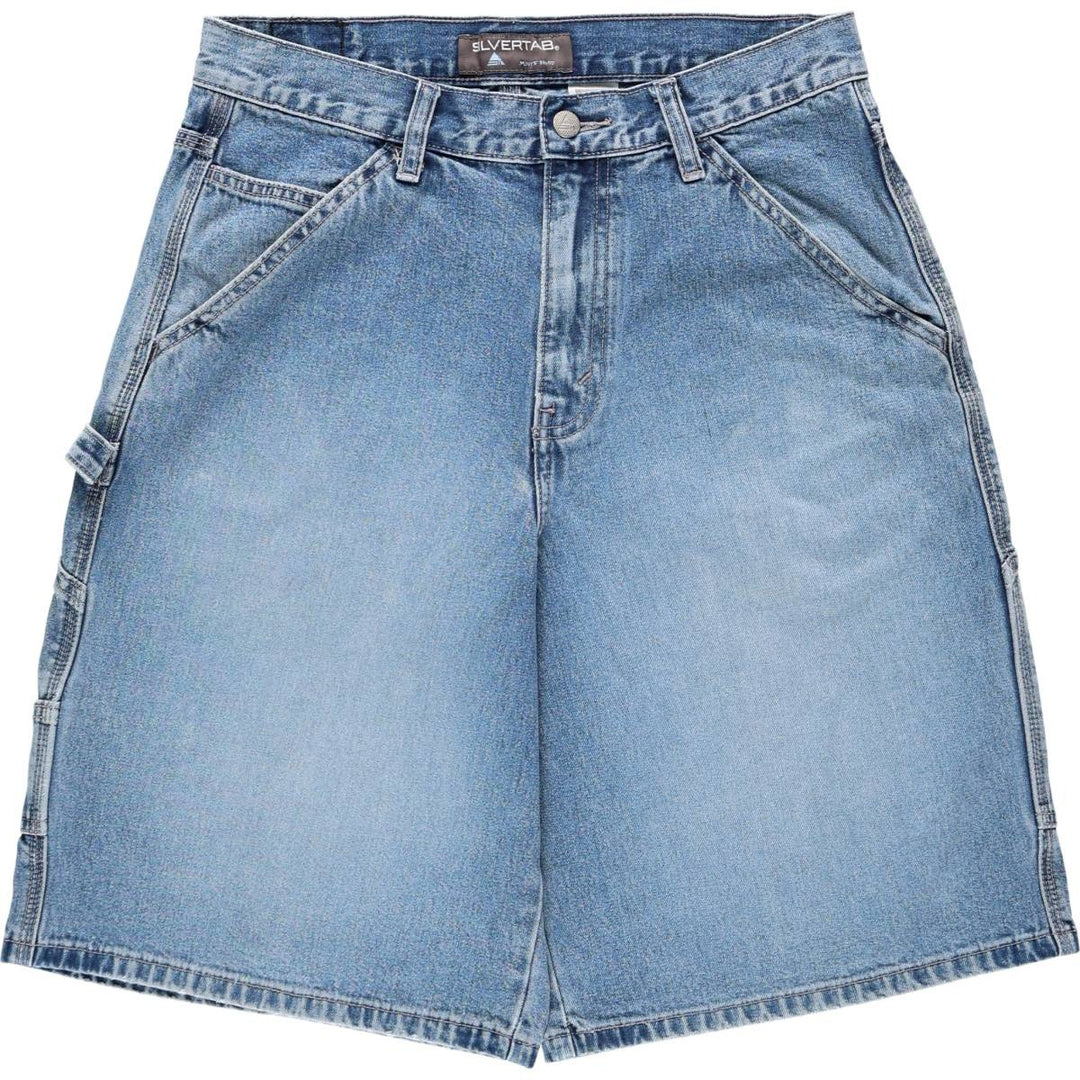 Levi's SILVER TAB Silver Tab Denim Painter Shorts, Men's Size W32 cotton blue type Vintage Second Hand