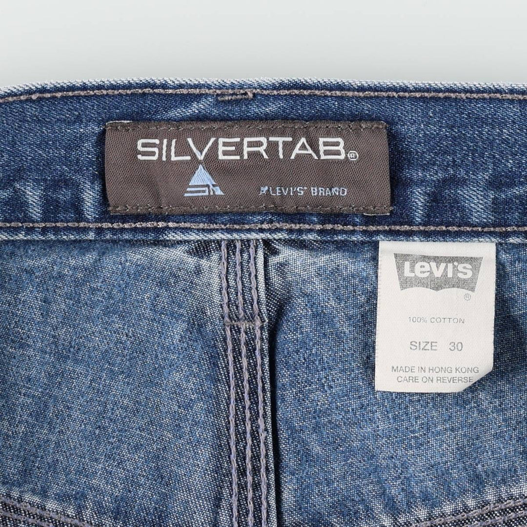 Levi's SILVER TAB Silver Tab Denim Painter Shorts, Men's Size W32 cotton blue type Vintage Second Hand