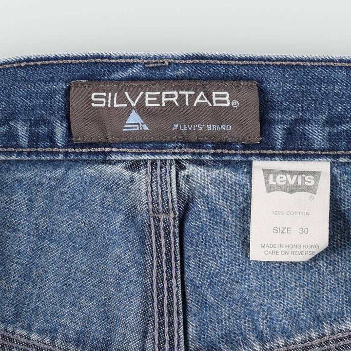 Levi's SILVER TAB Silver Tab Denim Painter Shorts, Men's Size W32 cotton blue type Vintage Second Hand