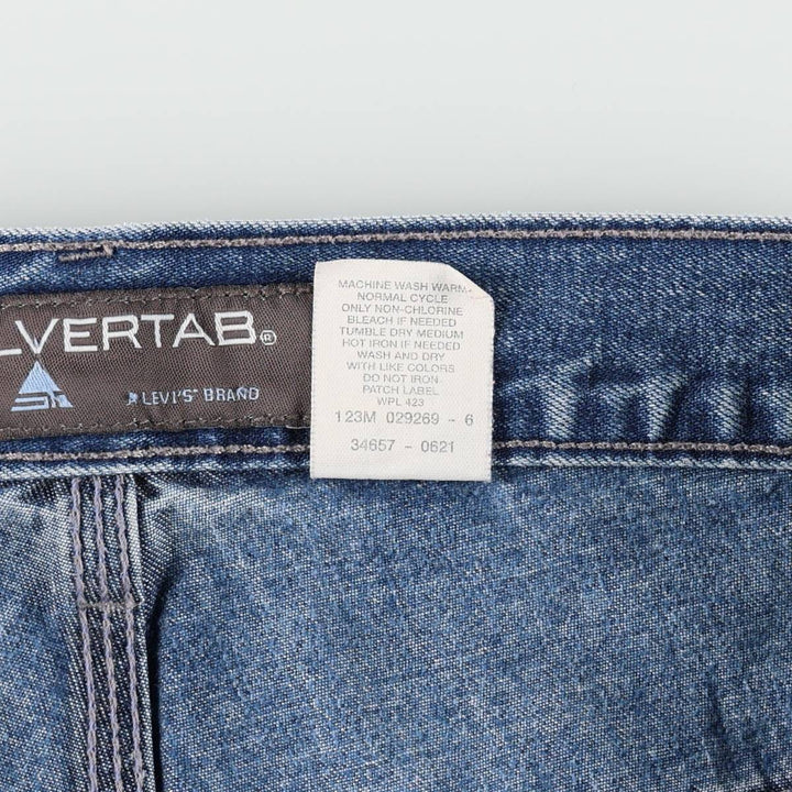 Levi's SILVER TAB Silver Tab Denim Painter Shorts, Men's Size W32 cotton blue type Vintage Second Hand