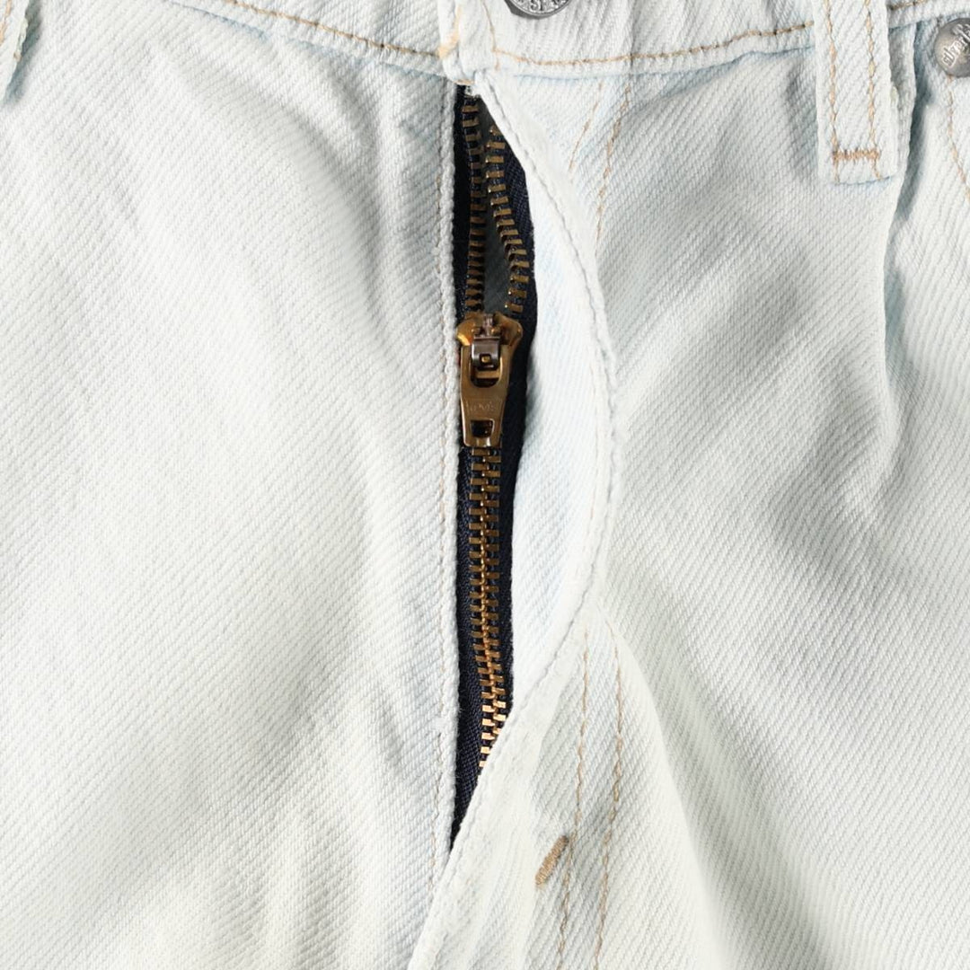 Levi's SILVER TAB Loose Denim Shorts (Men's W31 equivalent) cotton white type Vintage Second Hand