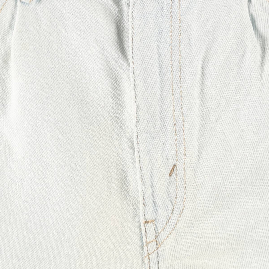 Levi's SILVER TAB Loose Denim Shorts (Men's W31 equivalent) cotton white type Vintage Second Hand