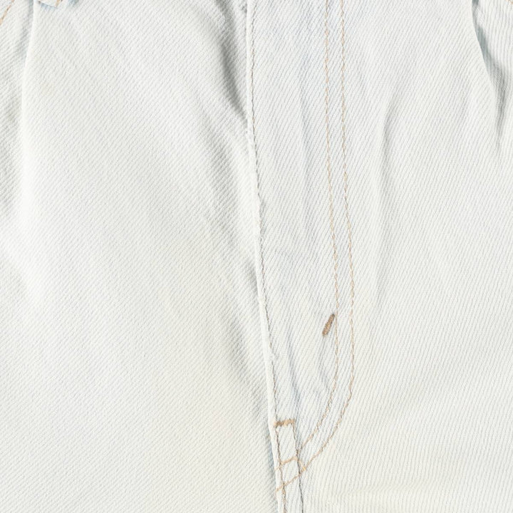 Levi's SILVER TAB Loose Denim Shorts (Men's W31 equivalent) cotton white type Vintage Second Hand