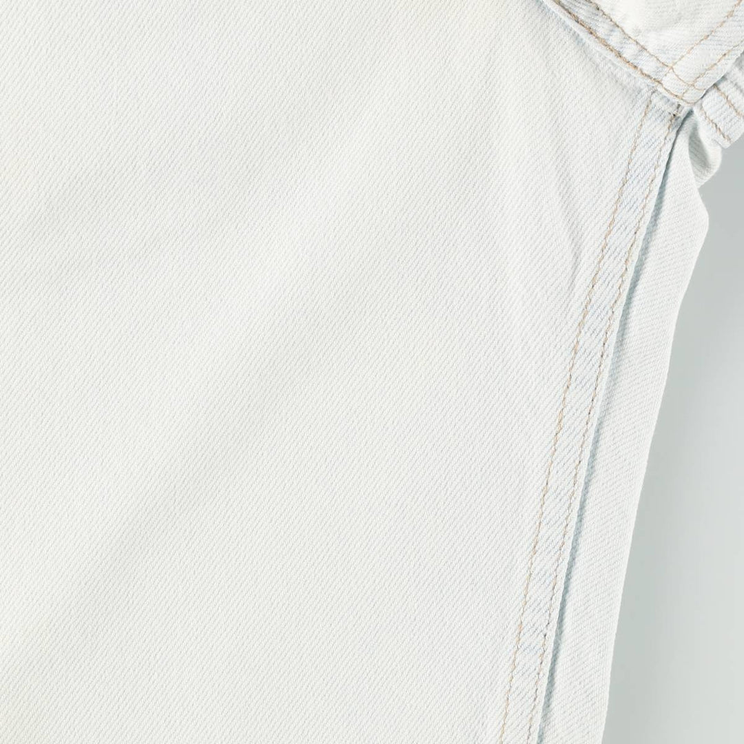 Levi's SILVER TAB Loose Denim Shorts (Men's W31 equivalent) cotton white type Vintage Second Hand