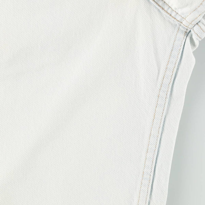 Levi's SILVER TAB Loose Denim Shorts (Men's W31 equivalent) cotton white type Vintage Second Hand