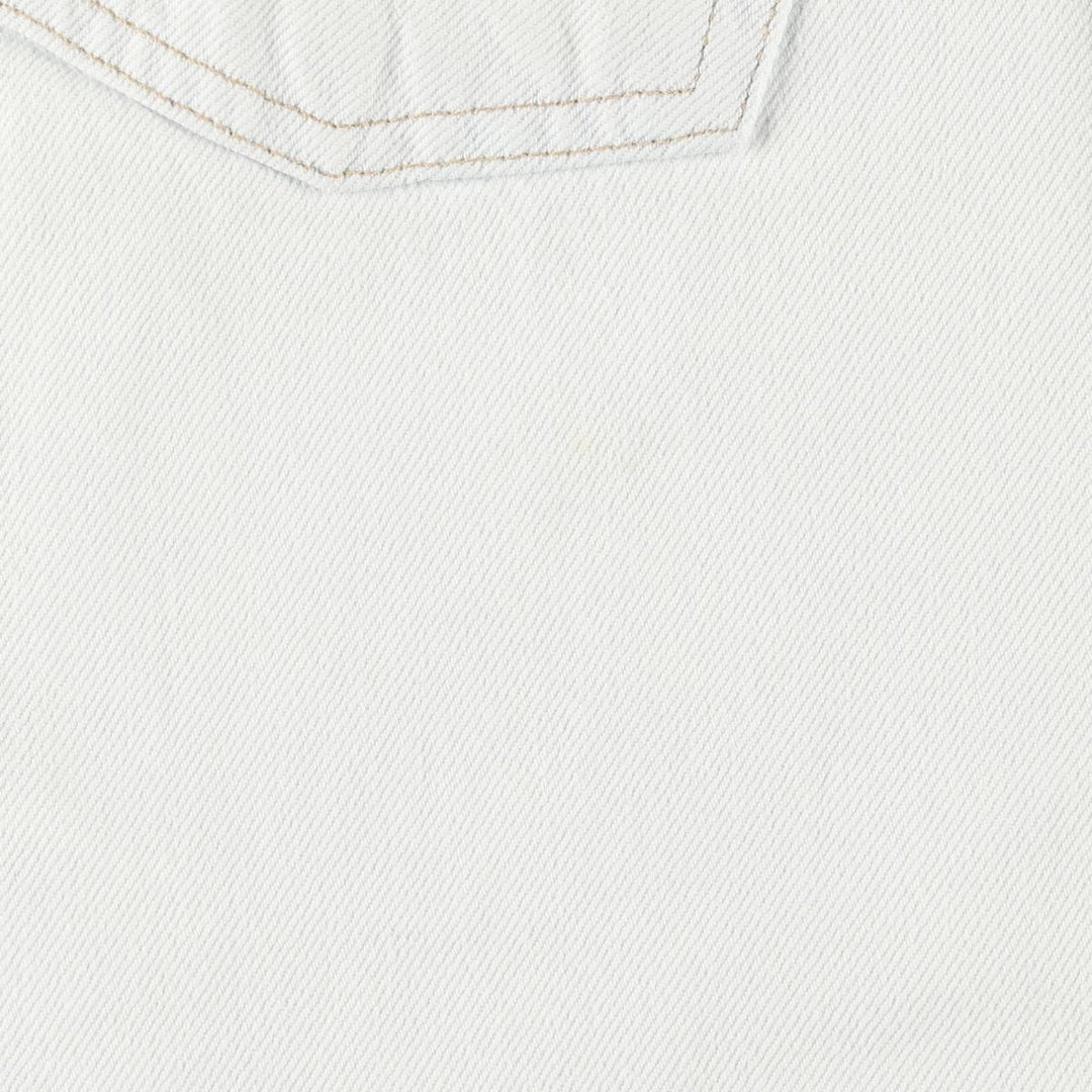 Levi's SILVER TAB Loose Denim Shorts (Men's W31 equivalent) cotton white type Vintage Second Hand