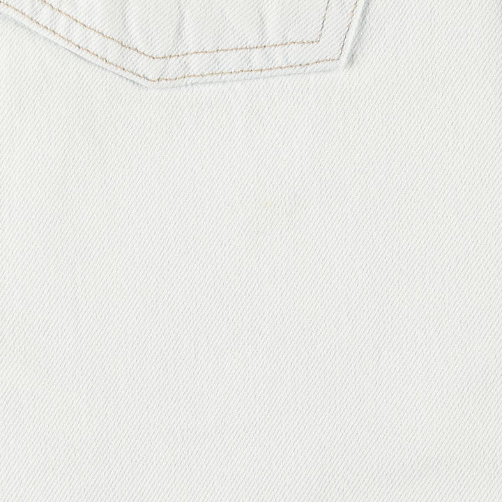 Levi's SILVER TAB Loose Denim Shorts (Men's W31 equivalent) cotton white type Vintage Second Hand