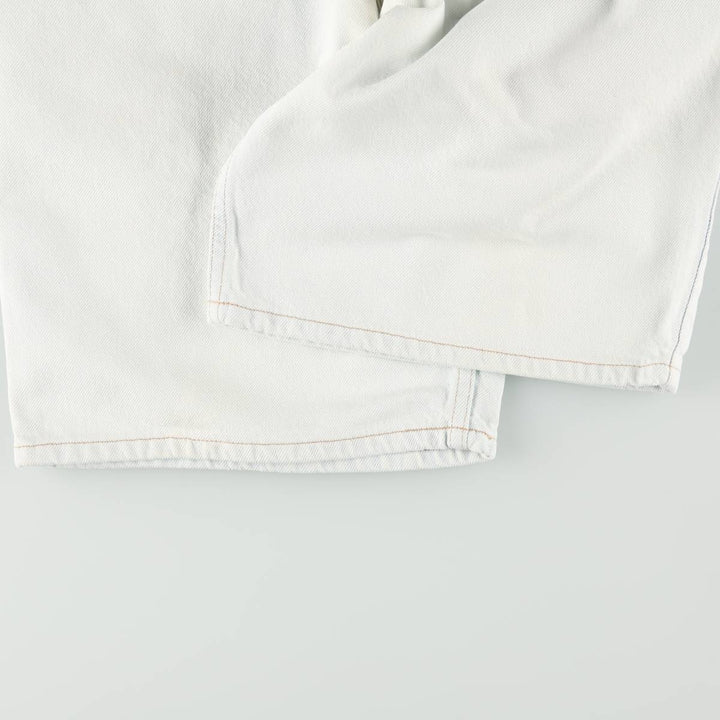 Levi's SILVER TAB Loose Denim Shorts (Men's W31 equivalent) cotton white type Vintage Second Hand