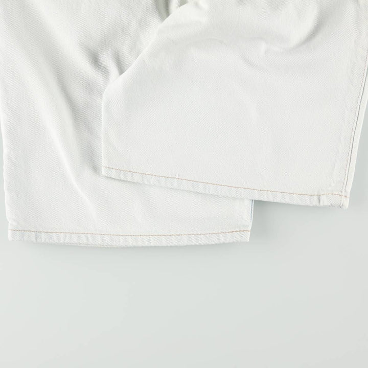 Levi's SILVER TAB Loose Denim Shorts (Men's W31 equivalent) cotton white type Vintage Second Hand