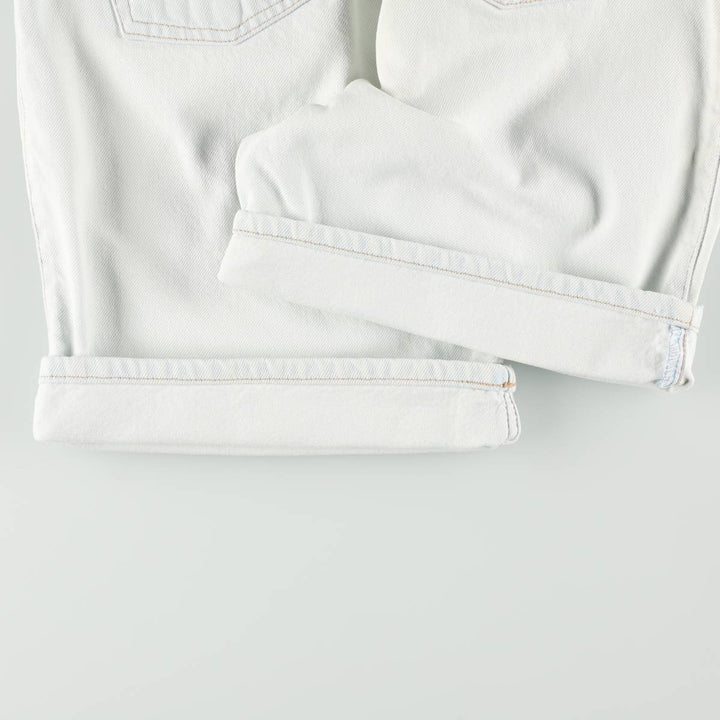 Levi's SILVER TAB Loose Denim Shorts (Men's W31 equivalent) cotton white type Vintage Second Hand