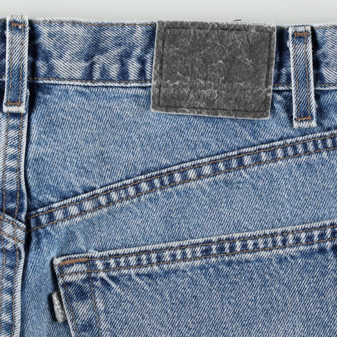 90'S Levi's Silver Tab Loose Denim Shorts, Half Pants, Made in USA, Men's W35 (approx.), Vintage cotton blue type Vintage Second Hand