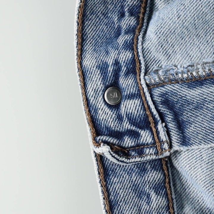 90'S Levi's Silver Tab Loose Denim Shorts, Half Pants, Made in USA, Men's W35 (approx.), Vintage cotton blue type Vintage Second Hand
