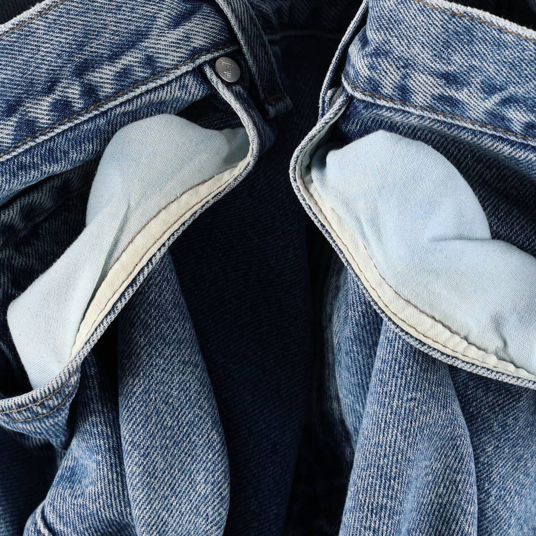 90'S Levi's Silver Tab Loose Denim Shorts, Half Pants, Made in USA, Men's W35 (approx.), Vintage cotton blue type Vintage Second Hand