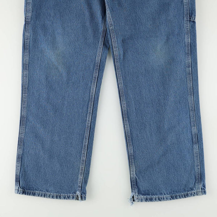 00'S Carhartt Dungaree Fit Denim Painter Pants Men's W31 equivalent cotton blue type Vintage Second Hand