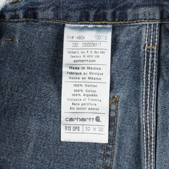 Carhartt Men's Denim Painter Pants, Size W32 cotton blue type Vintage Second Hand