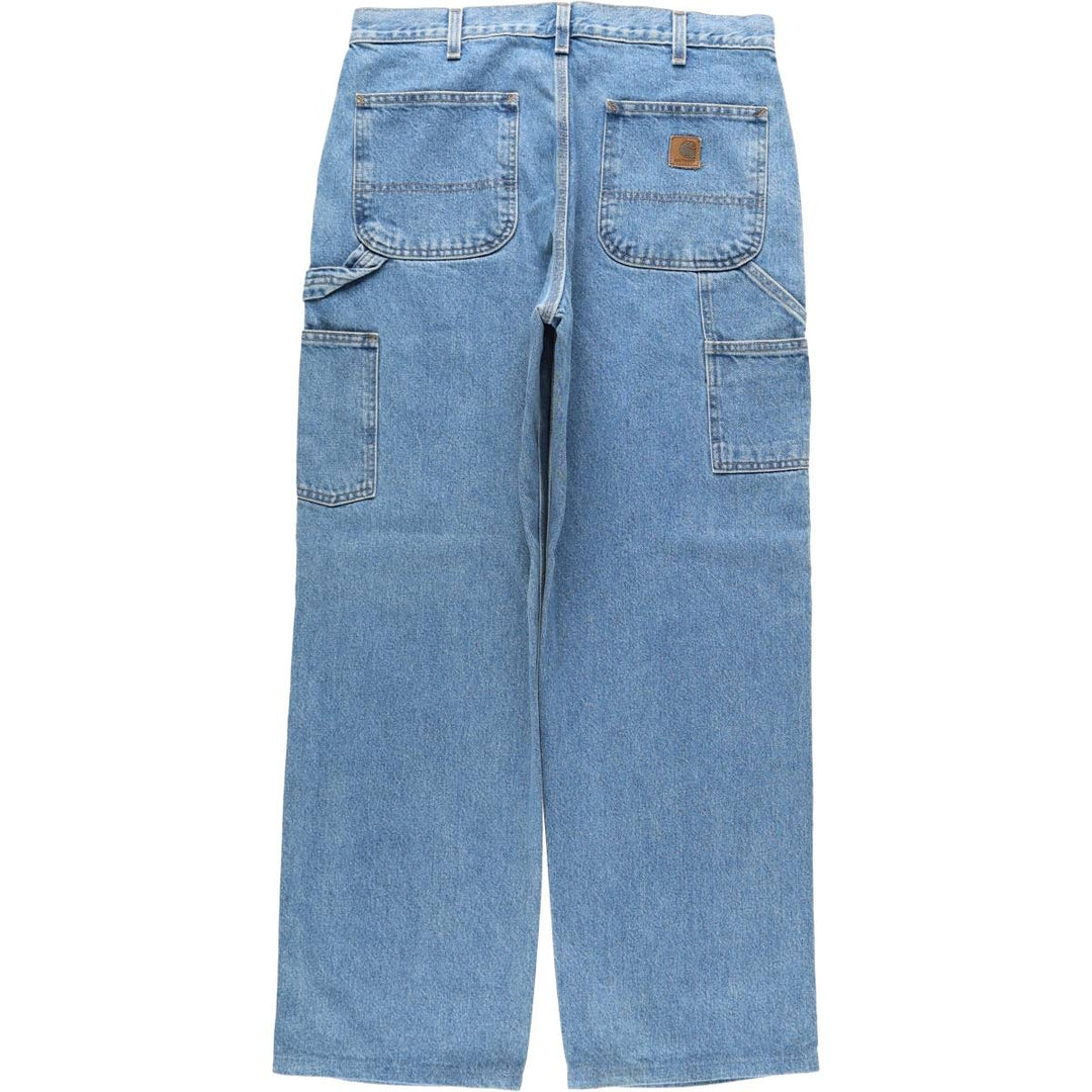 2000'S Carhartt Dungaree Fit Denim Painter Pants, Men's W34 (approx.) cotton blue type Vintage Second Hand
