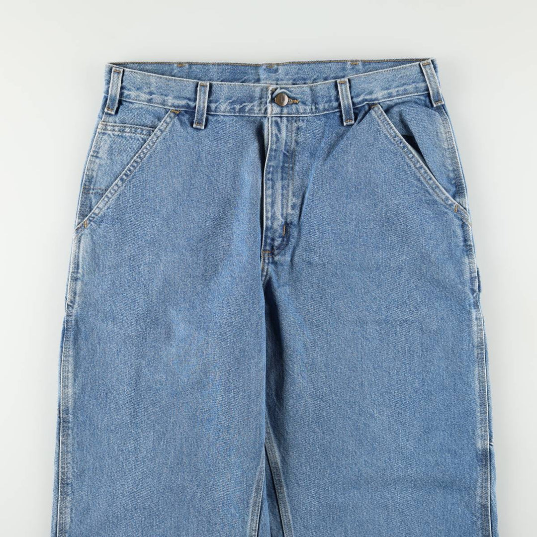 2000'S Carhartt Dungaree Fit Denim Painter Pants, Men's W34 (approx.) cotton blue type Vintage Second Hand