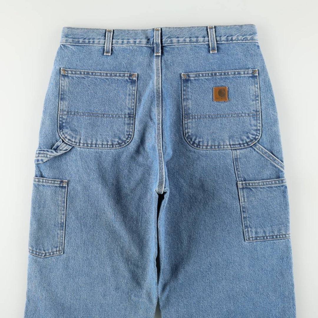 2000'S Carhartt Dungaree Fit Denim Painter Pants, Men's W34 (approx.) cotton blue type Vintage Second Hand