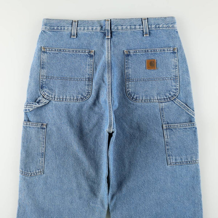 2000'S Carhartt Dungaree Fit Denim Painter Pants, Men's W34 (approx.) cotton blue type Vintage Second Hand