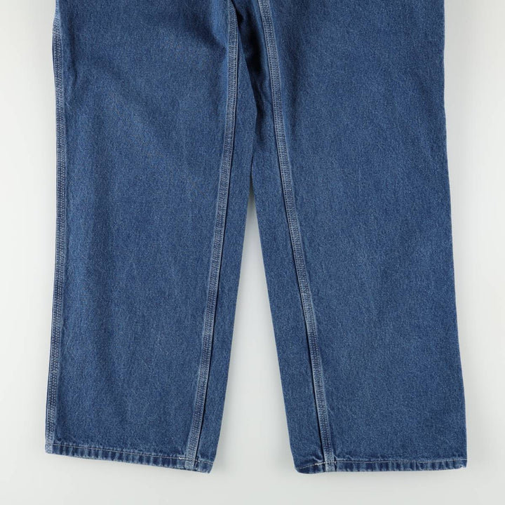 Carhartt denim painter pants, men's size W33 (approx.) cotton blue type Vintage Second Hand