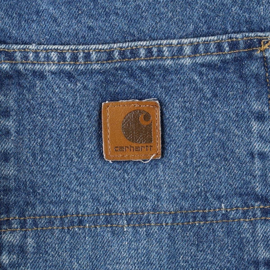 2000'S Carhartt Dungaree Fit Denim Painter Pants, Men's W32 (approx.) cotton blue type Vintage Second Hand