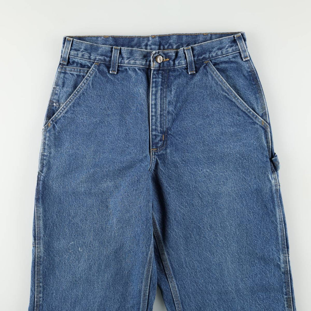 2000'S Carhartt Dungaree Fit Denim Painter Pants, Men's W32 (approx.) cotton blue type Vintage Second Hand
