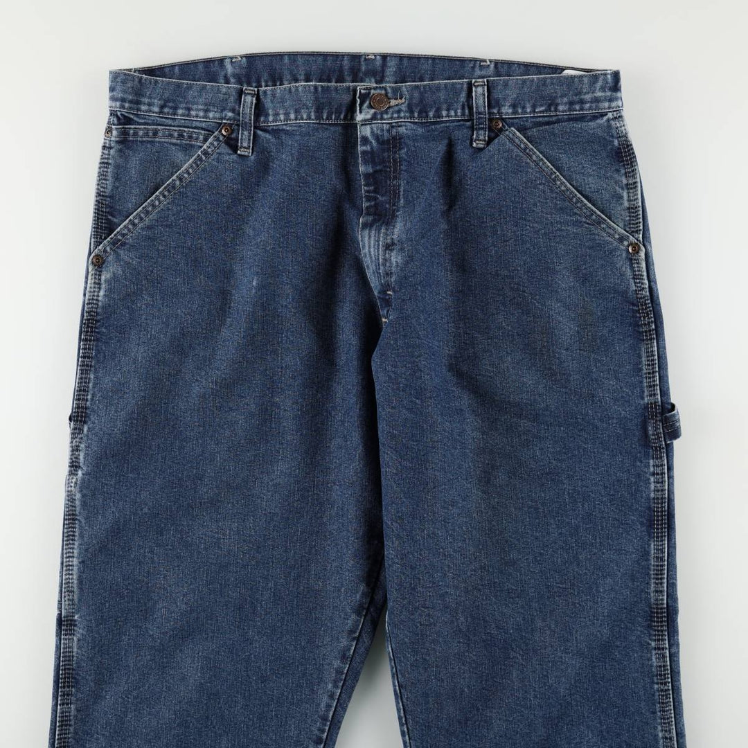 00'S Wrangler CARPENTER denim painter pants for men, equivalent to w37 cotton blue type Vintage Second Hand