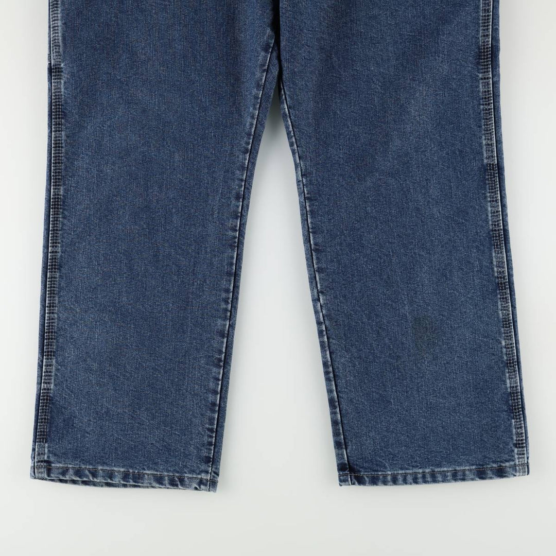 00'S Wrangler CARPENTER denim painter pants for men, equivalent to w37 cotton blue type Vintage Second Hand