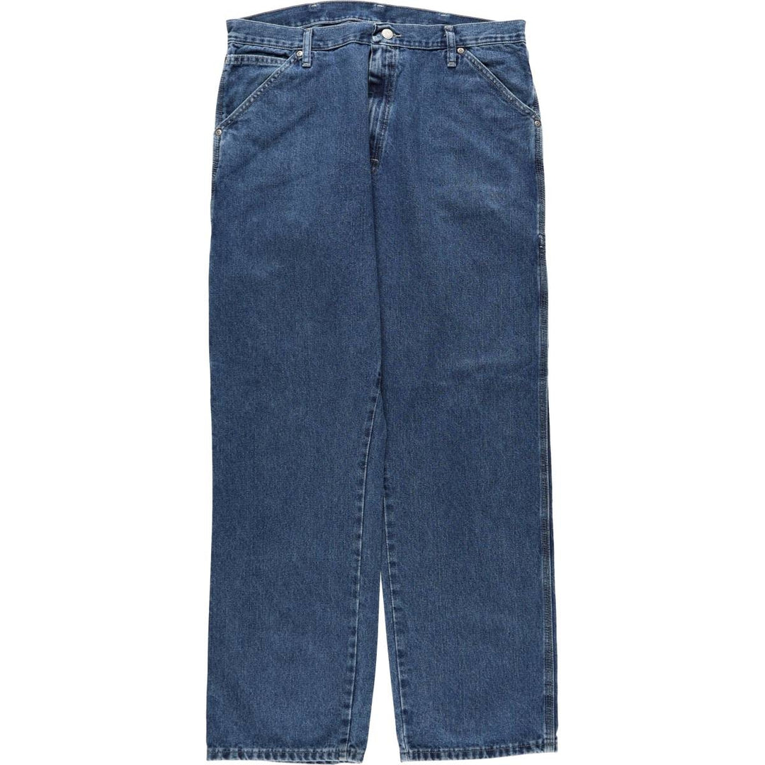00'S Wrangler CARPENTER denim painter pants for men, equivalent to w36 cotton blue type Vintage Second Hand