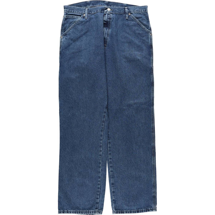 00'S Wrangler CARPENTER denim painter pants for men, equivalent to w36 cotton blue type Vintage Second Hand