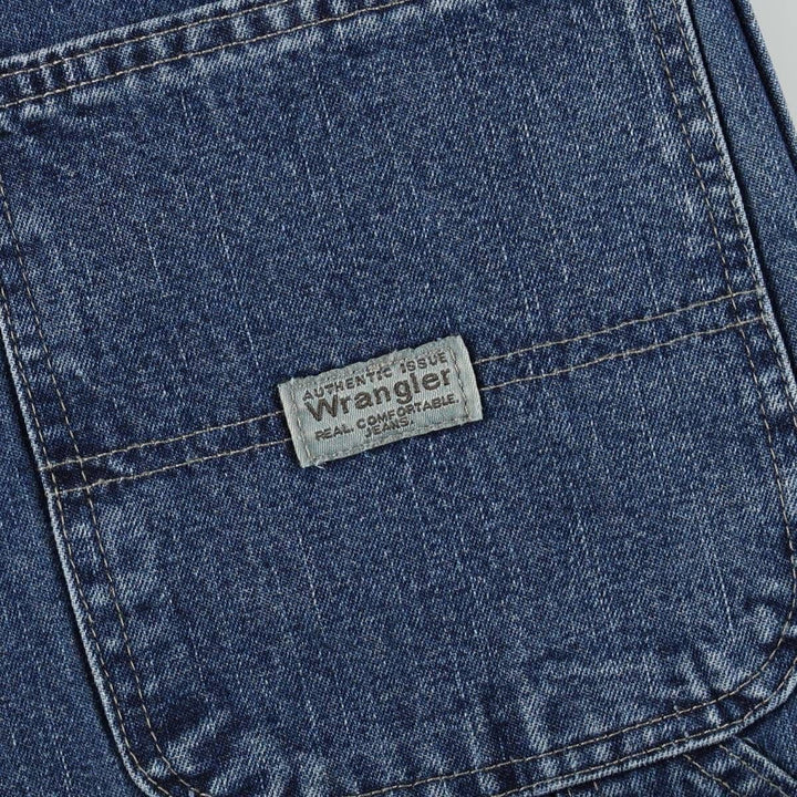 00'S Wrangler CARPENTER denim painter pants for men, equivalent to w36 cotton blue type Vintage Second Hand