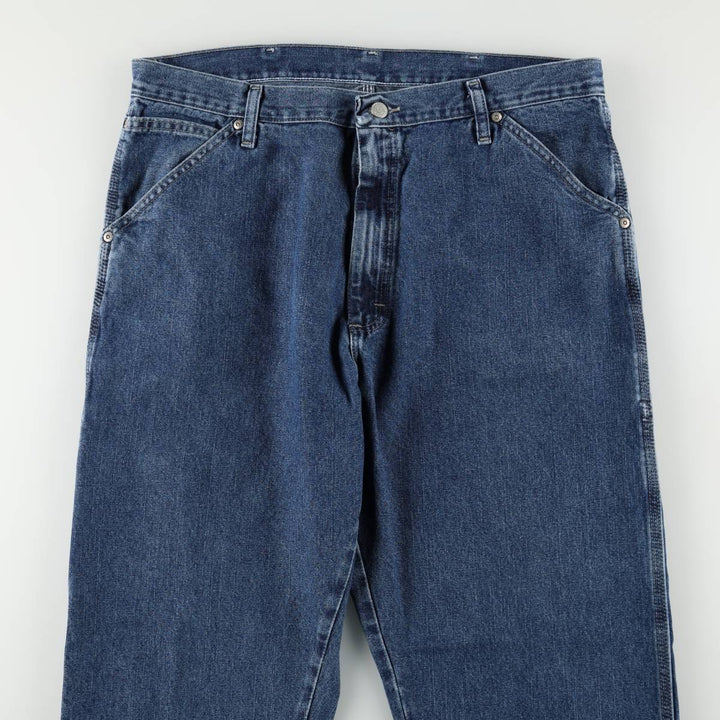 00'S Wrangler CARPENTER denim painter pants for men, equivalent to w36 cotton blue type Vintage Second Hand